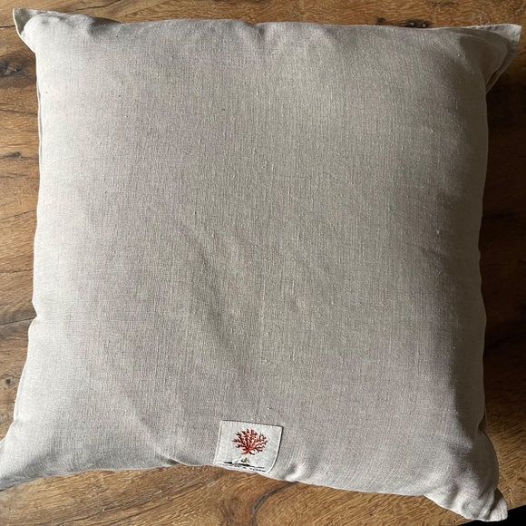 Coral and Tusk Embroidered Fox Camping "Pocket" Pillows - Picture 4 of 5